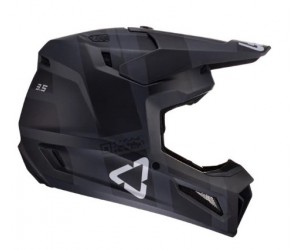 Шлем LEATT Helmet Moto 3.5 + Goggle [Black]
